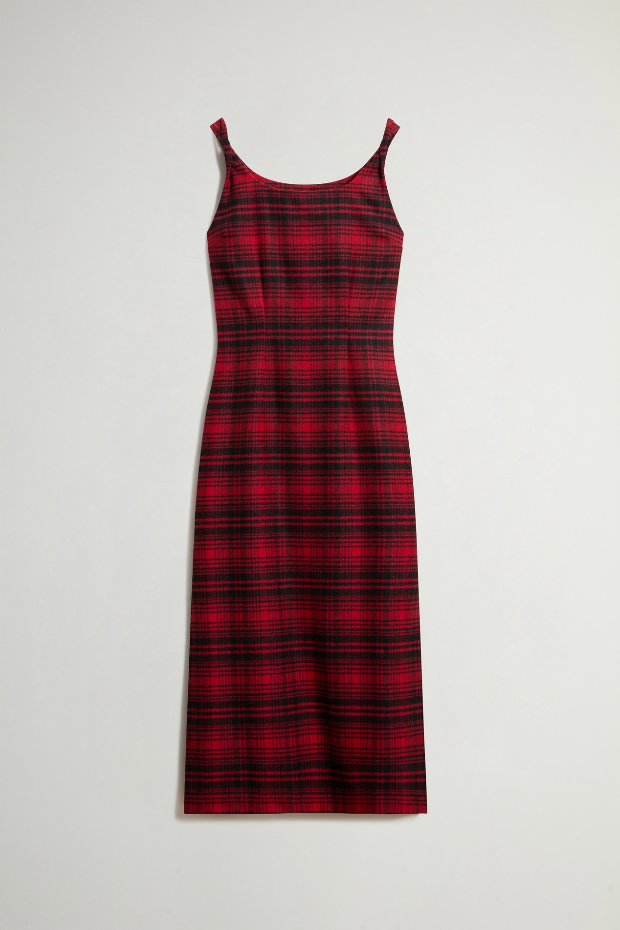 CHECK FLANNEL DRESS Red photo 5 | Woolrich