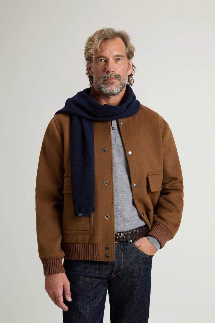 Scarf in Wool Blend Blue photo 1 | Woolrich