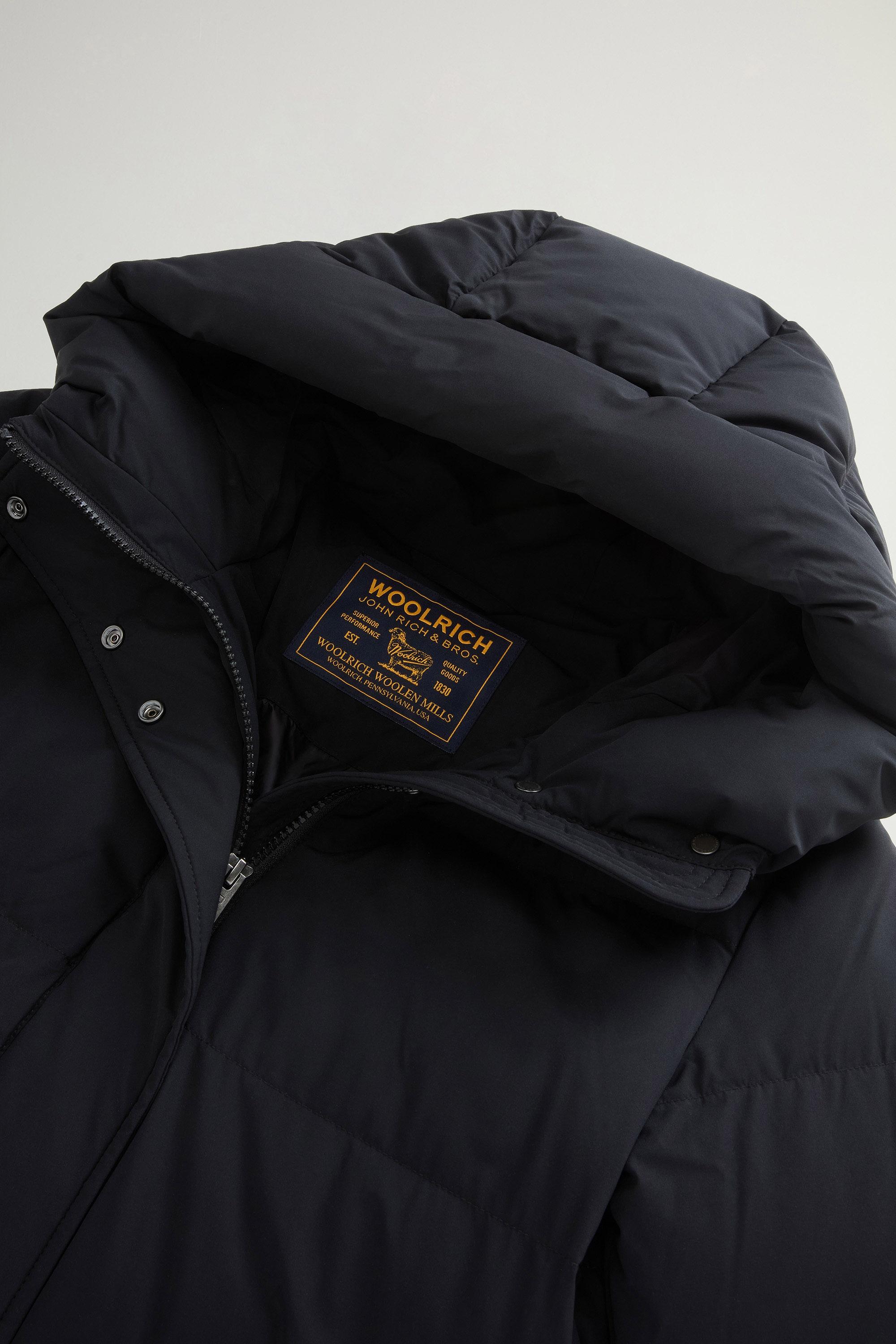 Madison Quilted Coat in Matte Stretch Nylon Black photo 6 | Woolrich