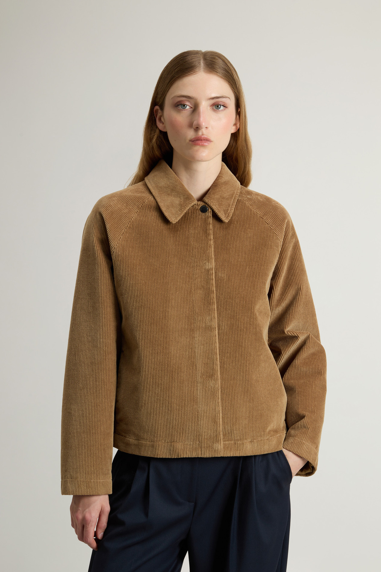 Corduroy Overshirt Beige photo 1 | Woolrich