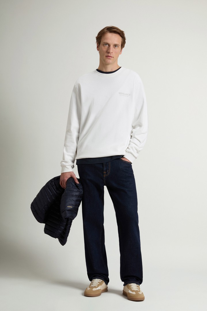 MACRO LOGO CREWNECK White photo 2 | Woolrich