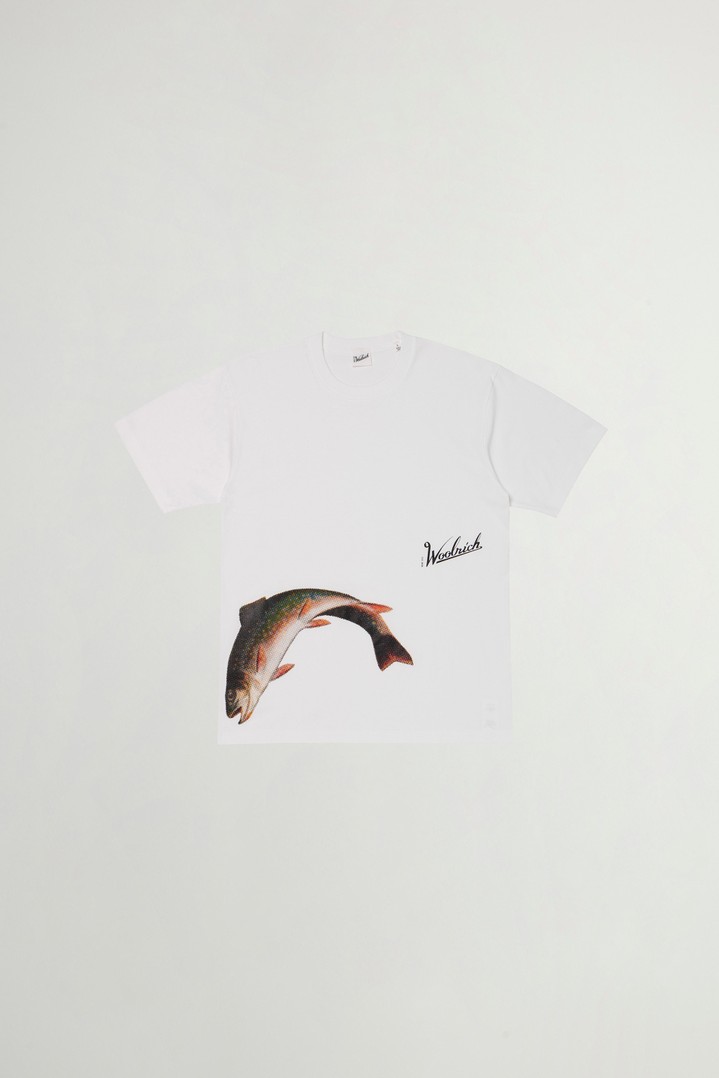 FISHING T-SHIRT White photo 1 | Woolrich