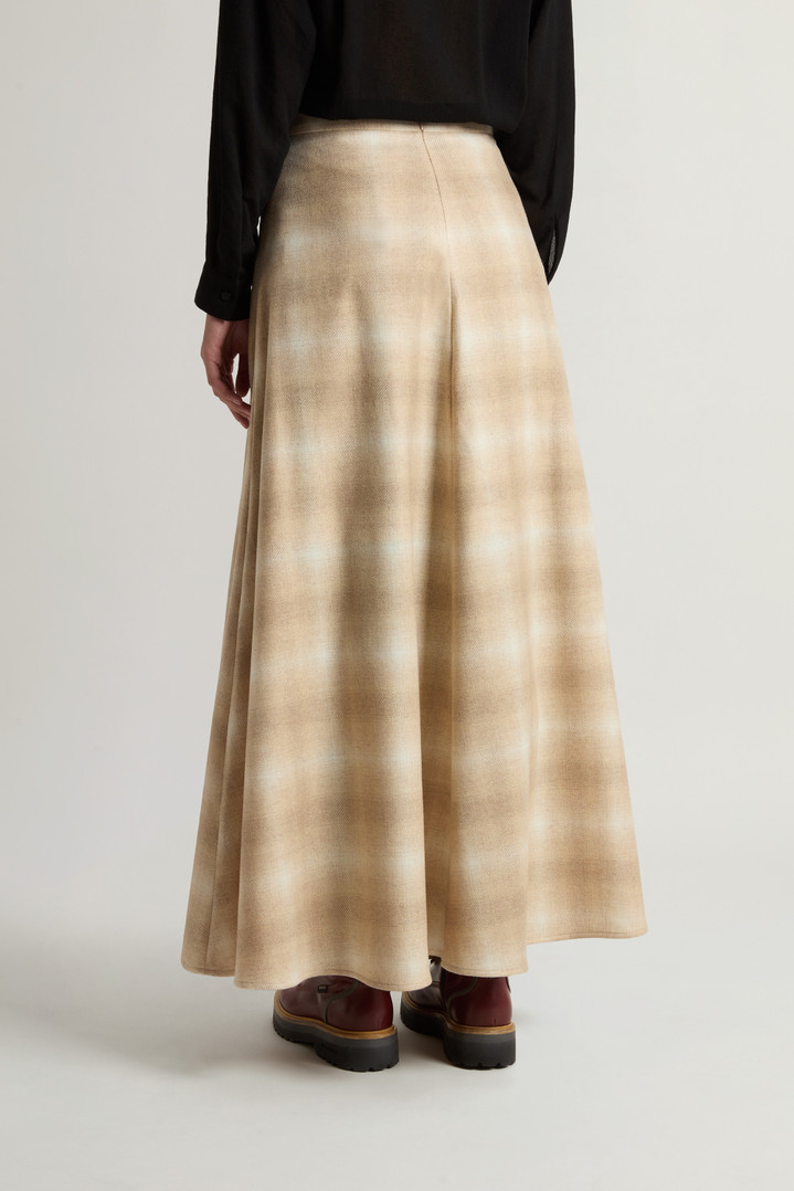 Skirt in Italian Wool Blend Beige photo 2 | Woolrich