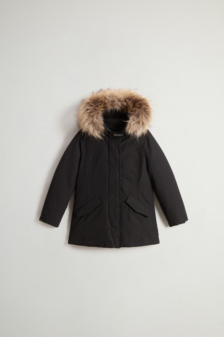 Arctic Parka mit abnehmbarem Pelzbesatz für Mädchen Schwarz photo 1 | Woolrich