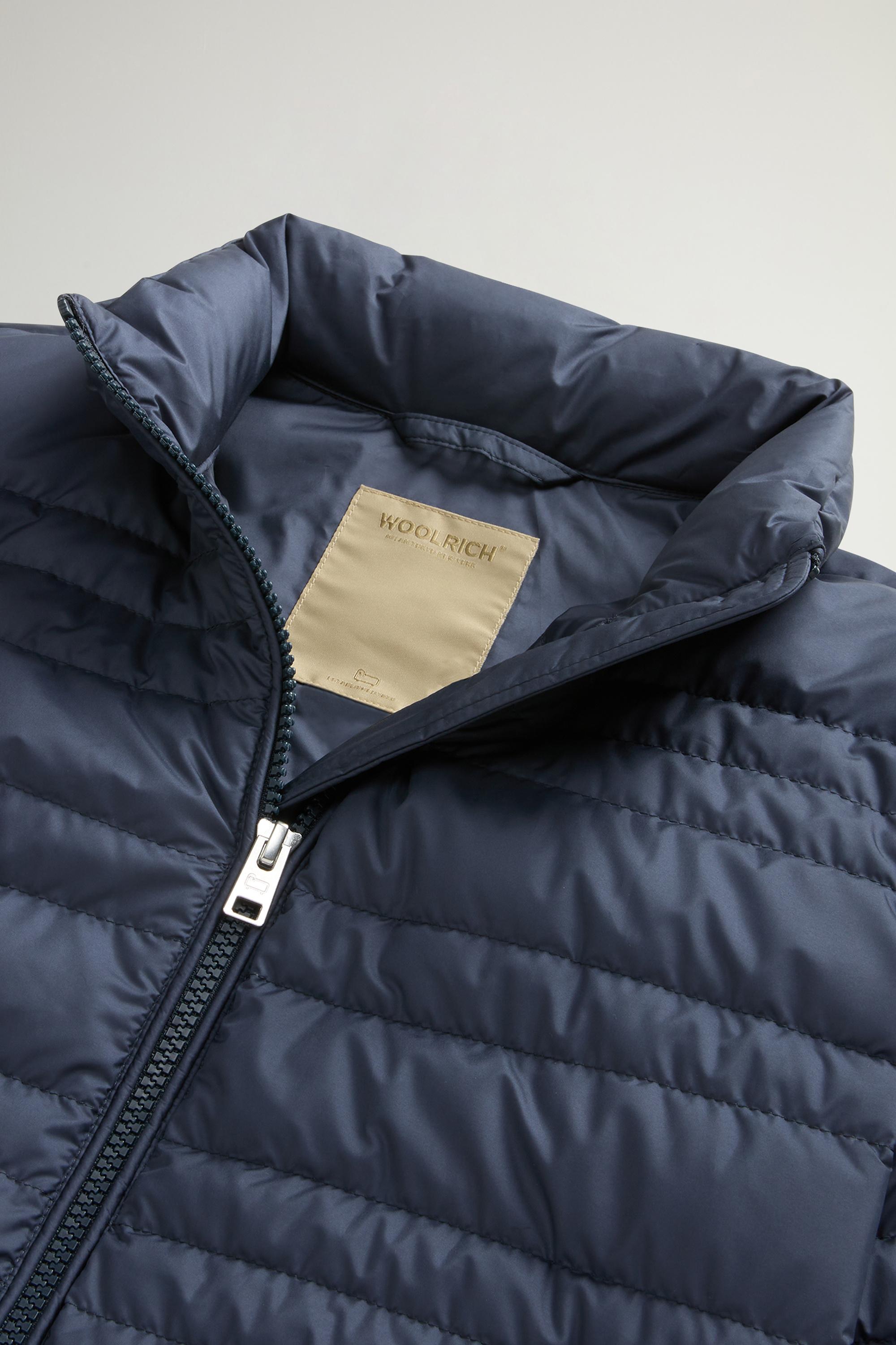 Padded Microfiber Jacket Blue photo 6 | Woolrich