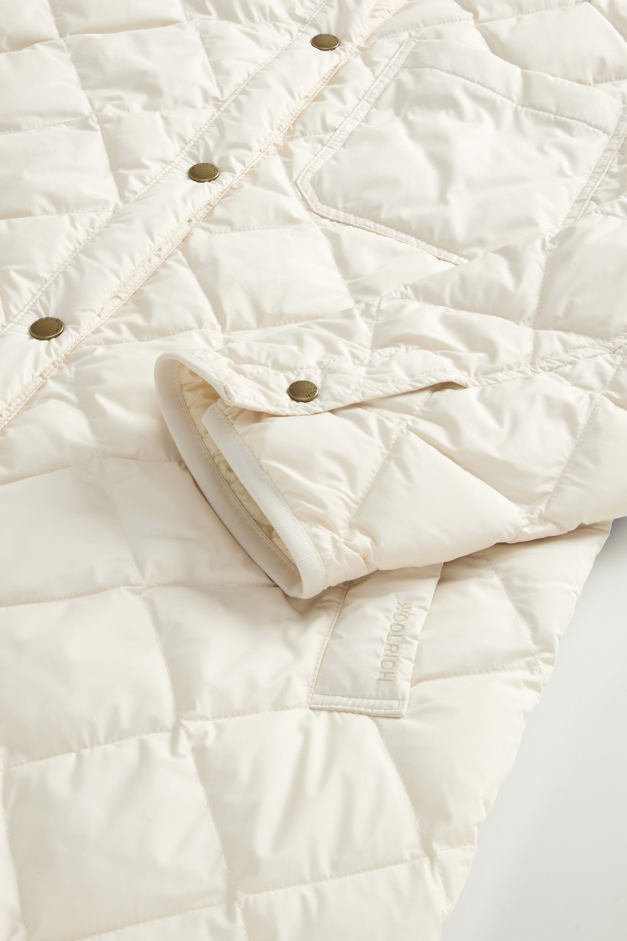 Quilted Parka in Microfiber White photo 7 | Woolrich