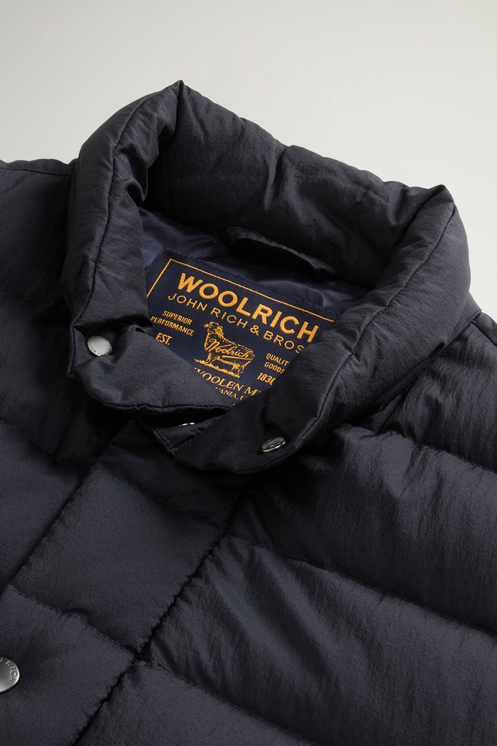 Bering Jacket in Crinkle Nylon Blue photo 6 | Woolrich