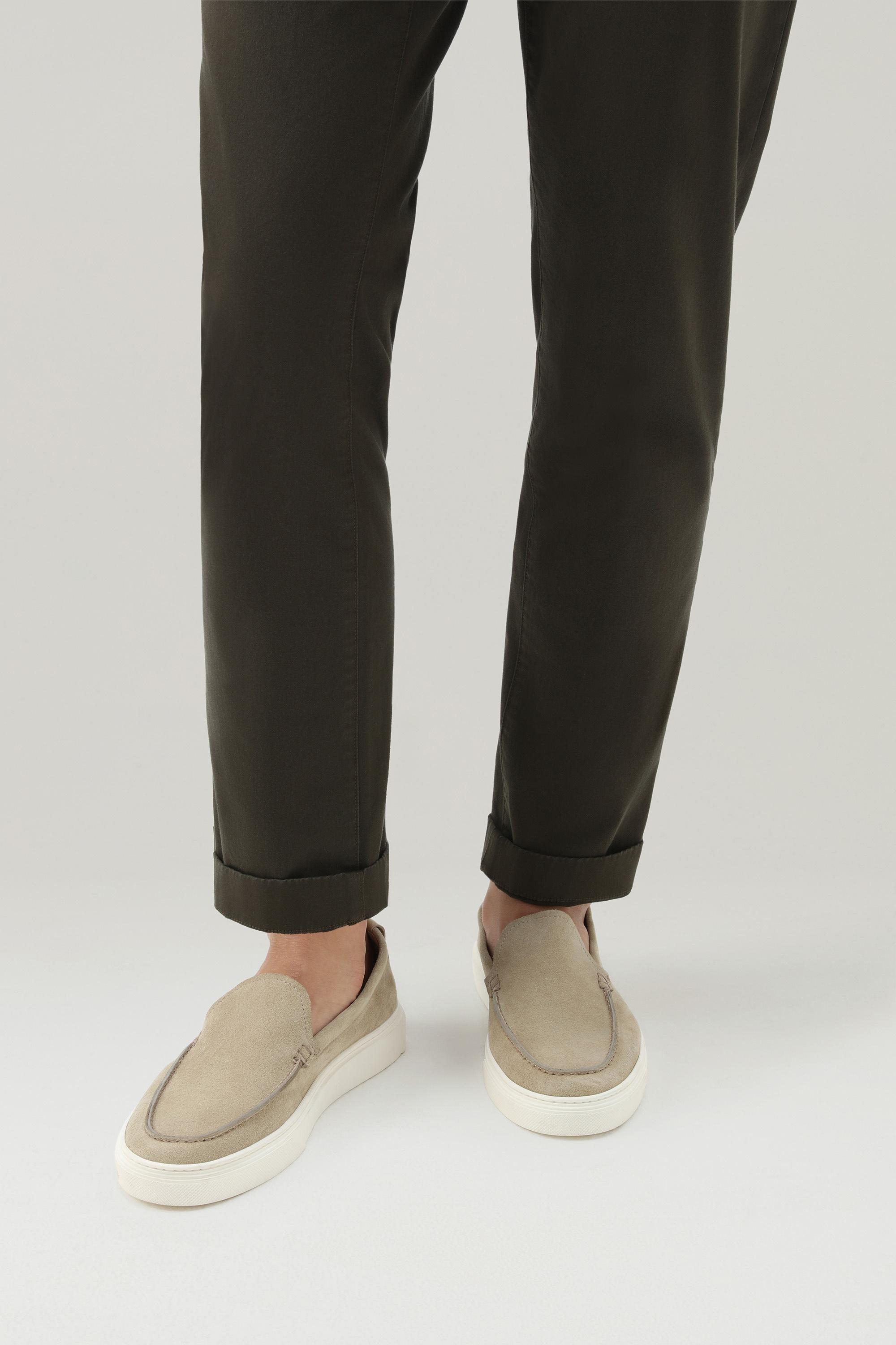 Suede Leather Loafers Beige photo 6 | Woolrich