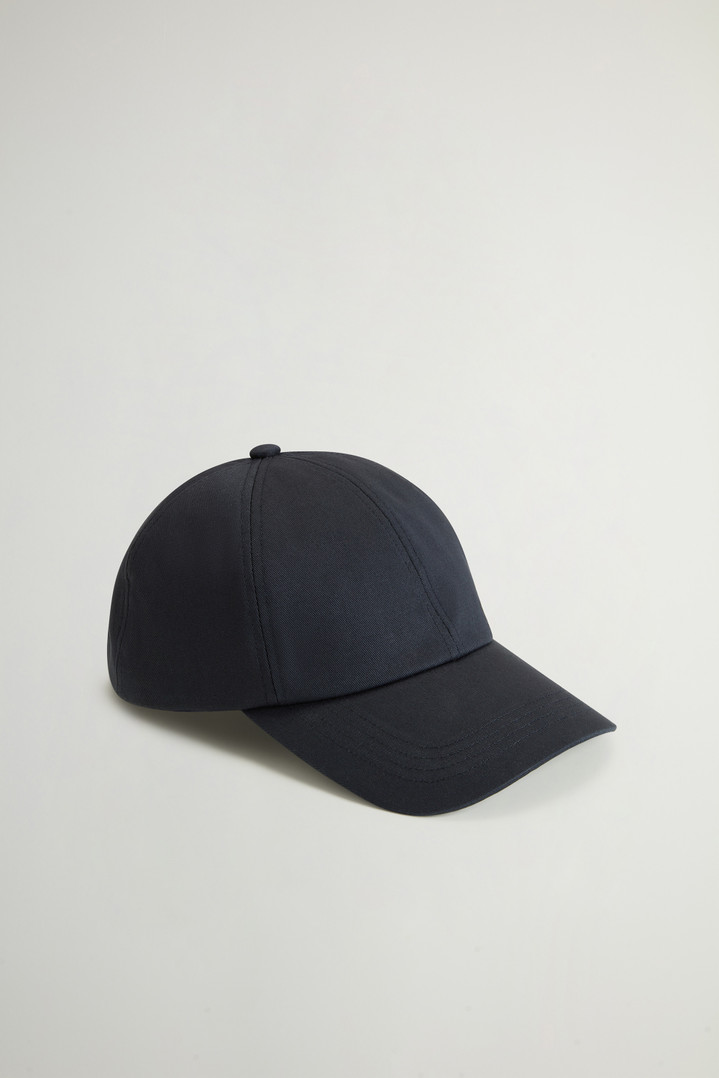Cotton Twill Cap with Embroidered Logo Blue photo 1 | Woolrich
