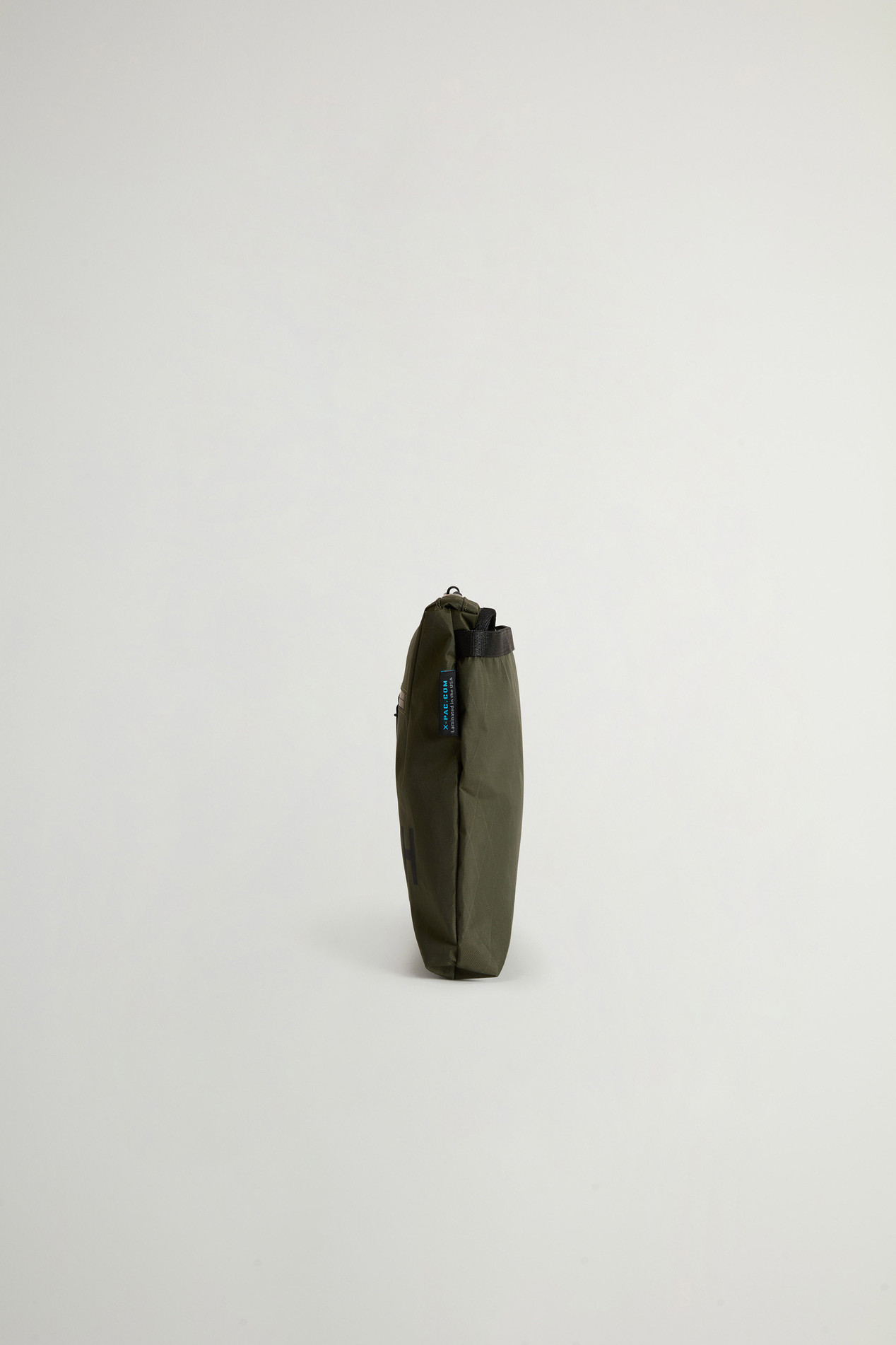 Crossbody Bag with Logo in X-PAC by Todd Snyder Green photo 3 | Woolrich