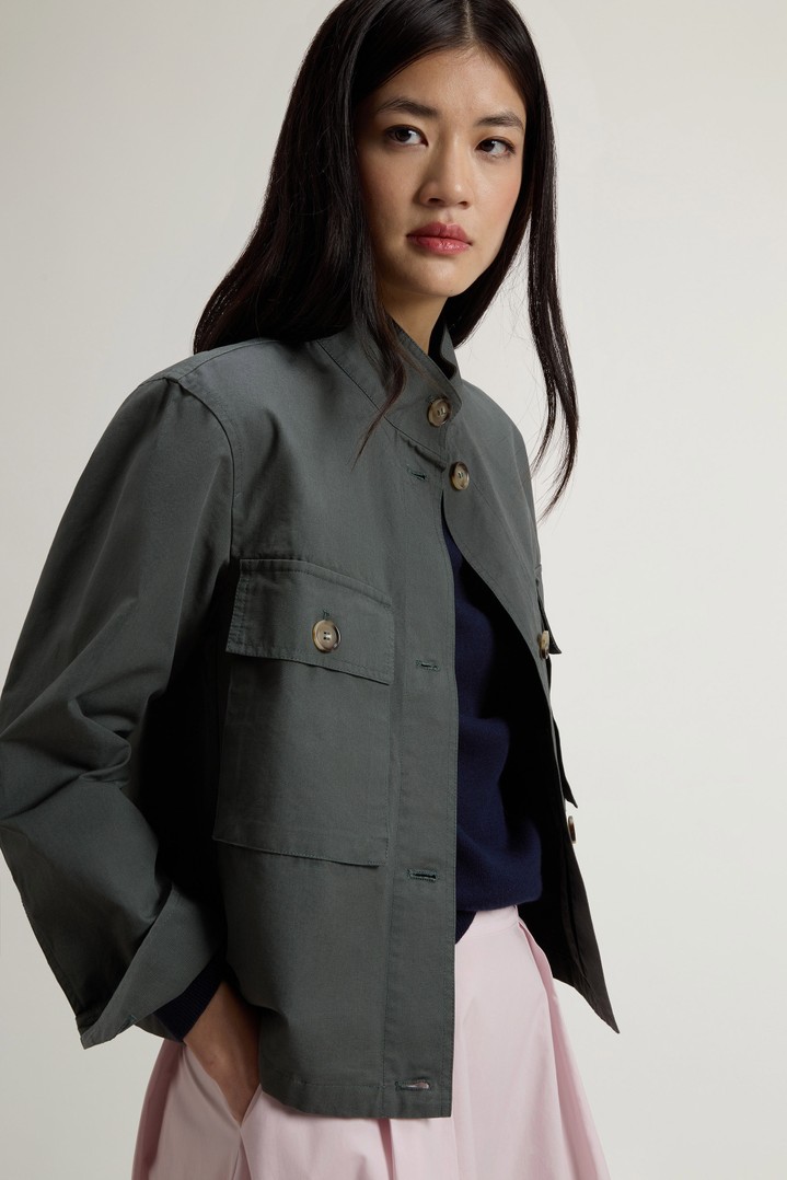 CANVAS FIELD OVERSHIRT Green photo 4 | Woolrich