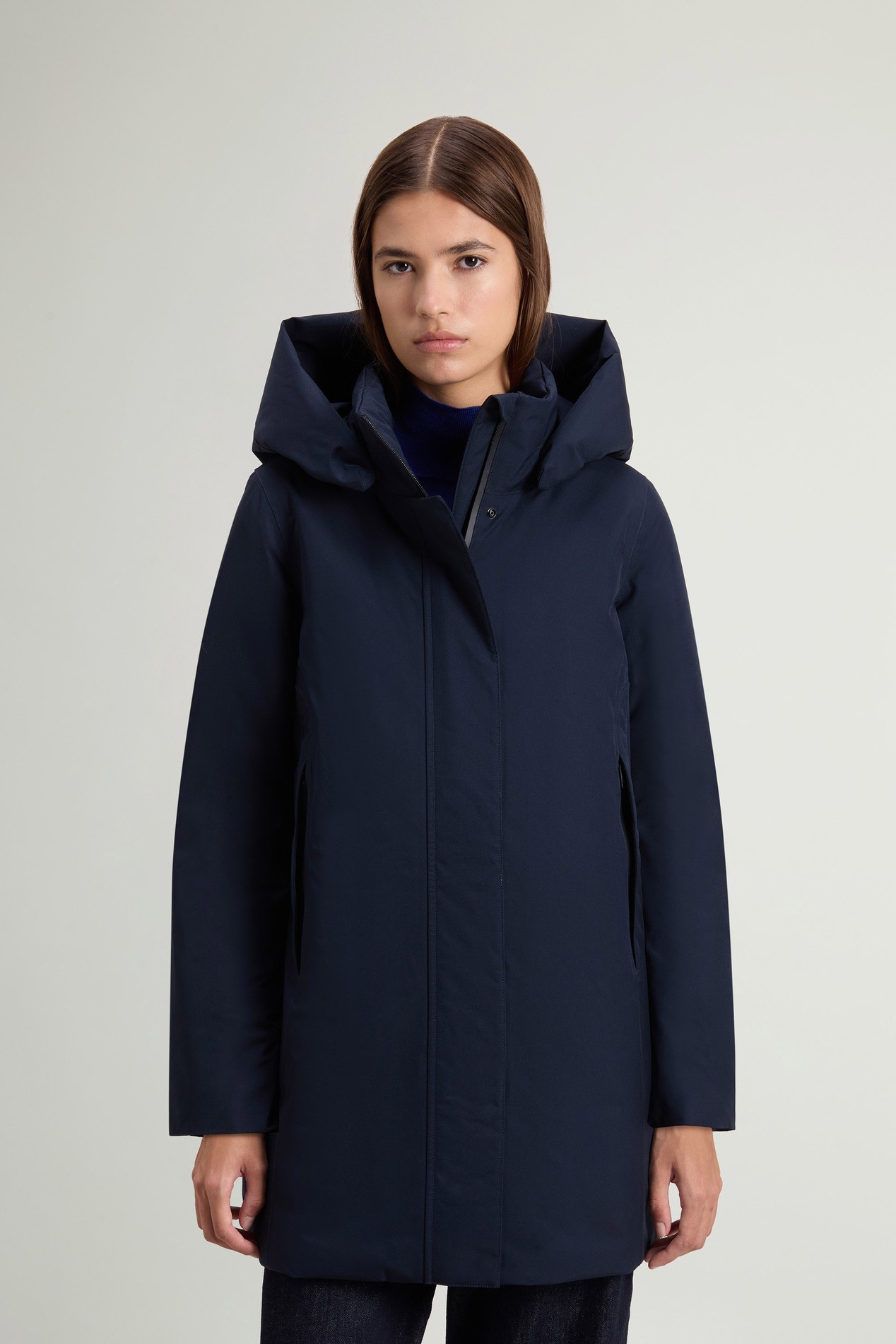 Marshall Parka in WINDSTOPPER® by GORE-TEX® Fabric Blue photo 1 | Woolrich