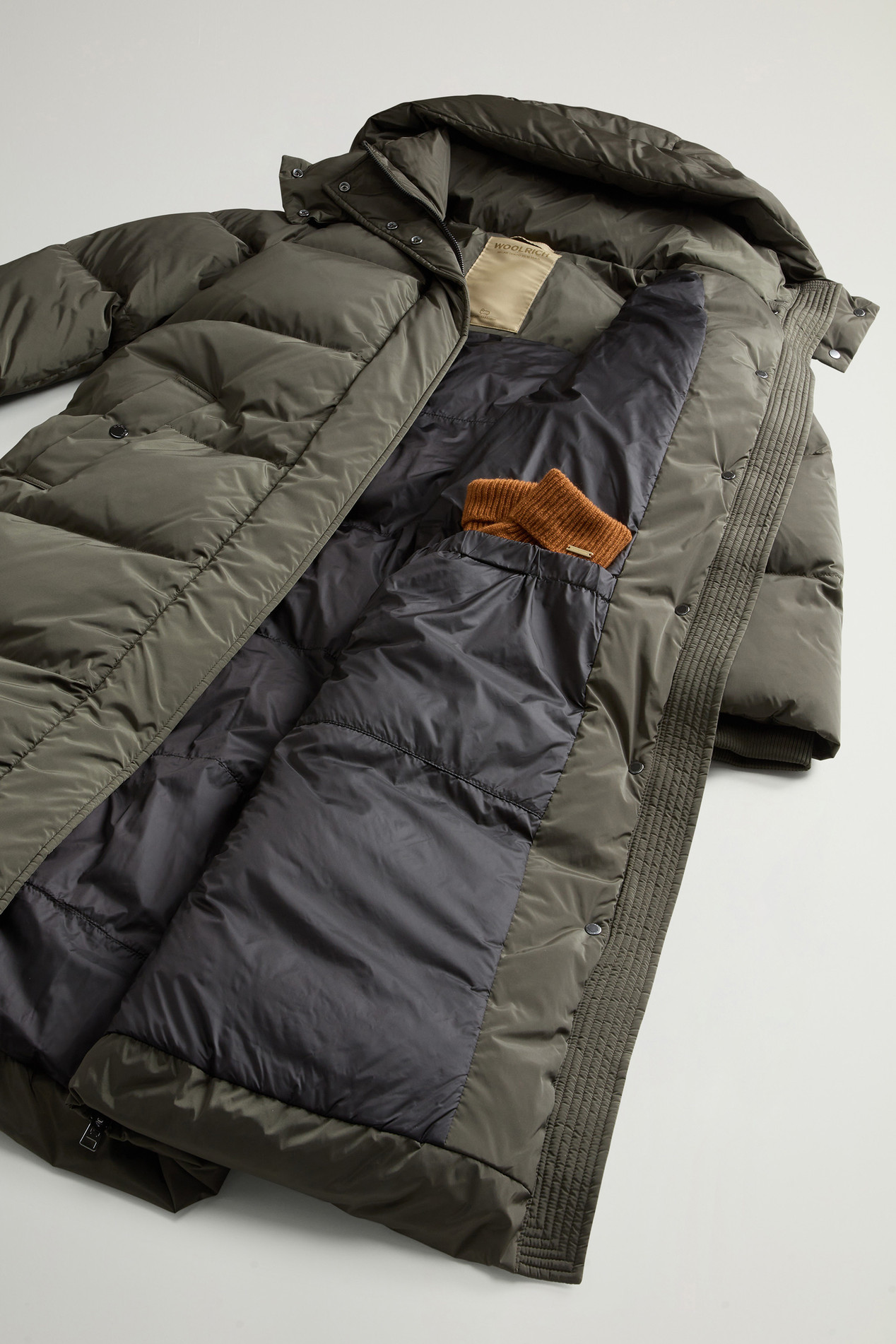 KELLY LONG PARKA Green photo 8 | Woolrich