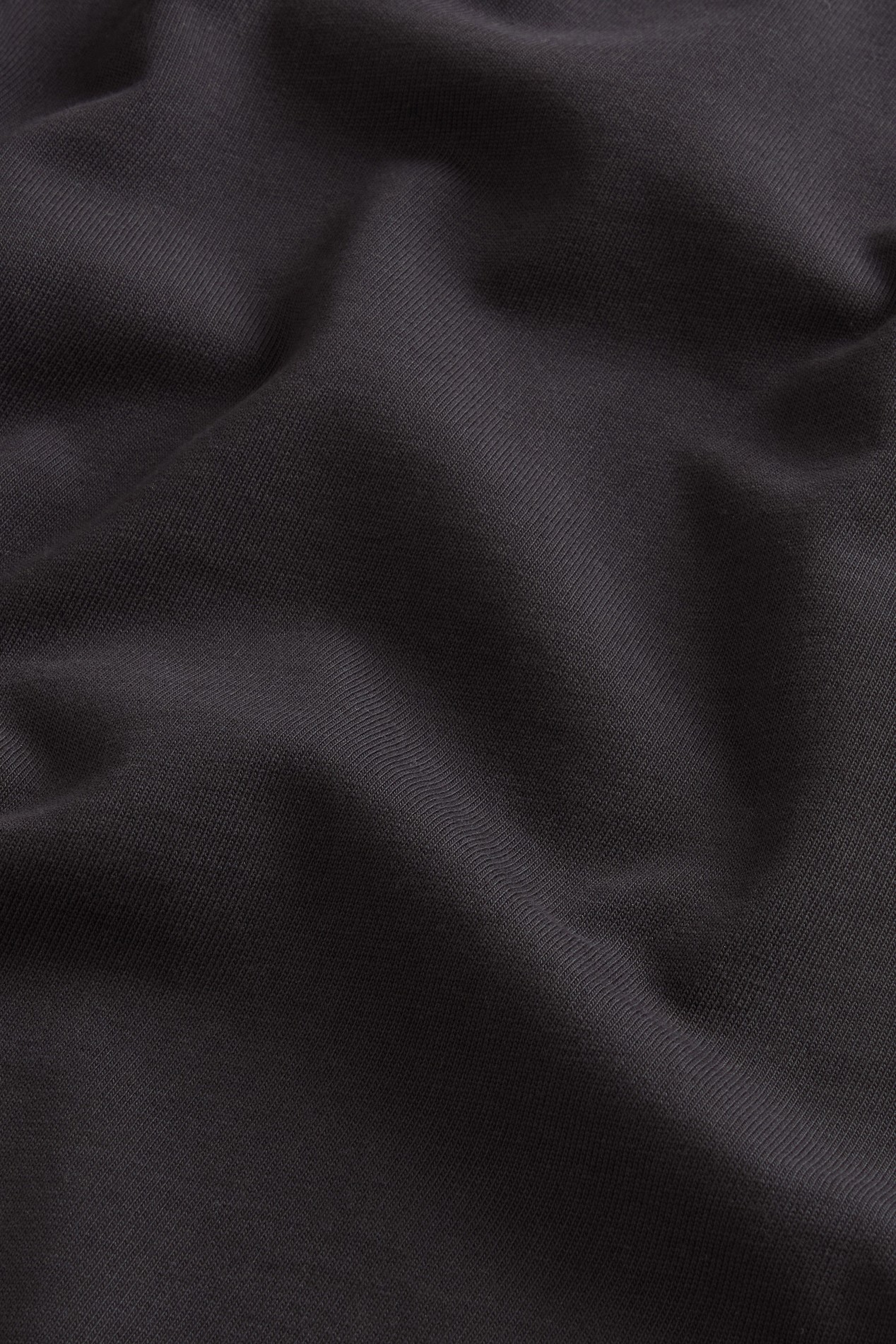 Long-Sleeved Pure Cotton Sweater Black photo 6 | Woolrich