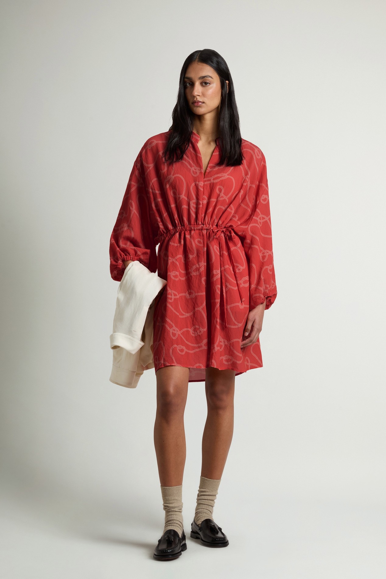 FLUID SHORT DRESS Red photo 2 | Woolrich