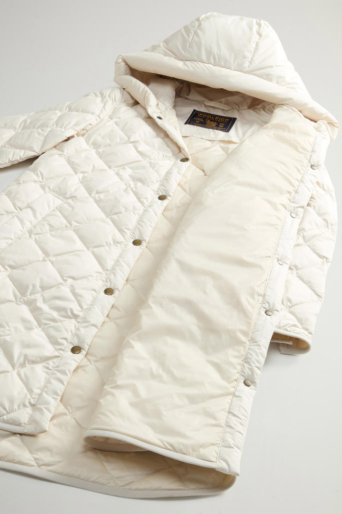 Quilted Parka in Microfiber White photo 8 | Woolrich
