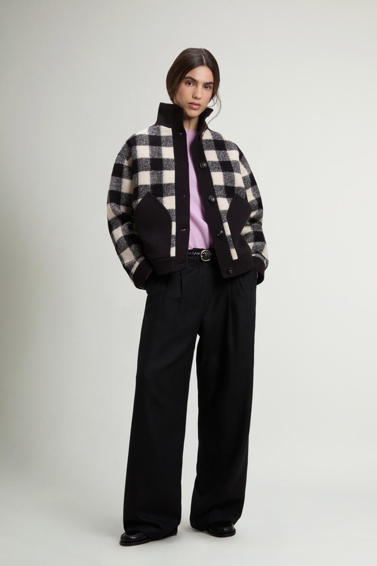 Checked Wool-Blend Gentry Overshirt Multicolor photo 1 | Woolrich