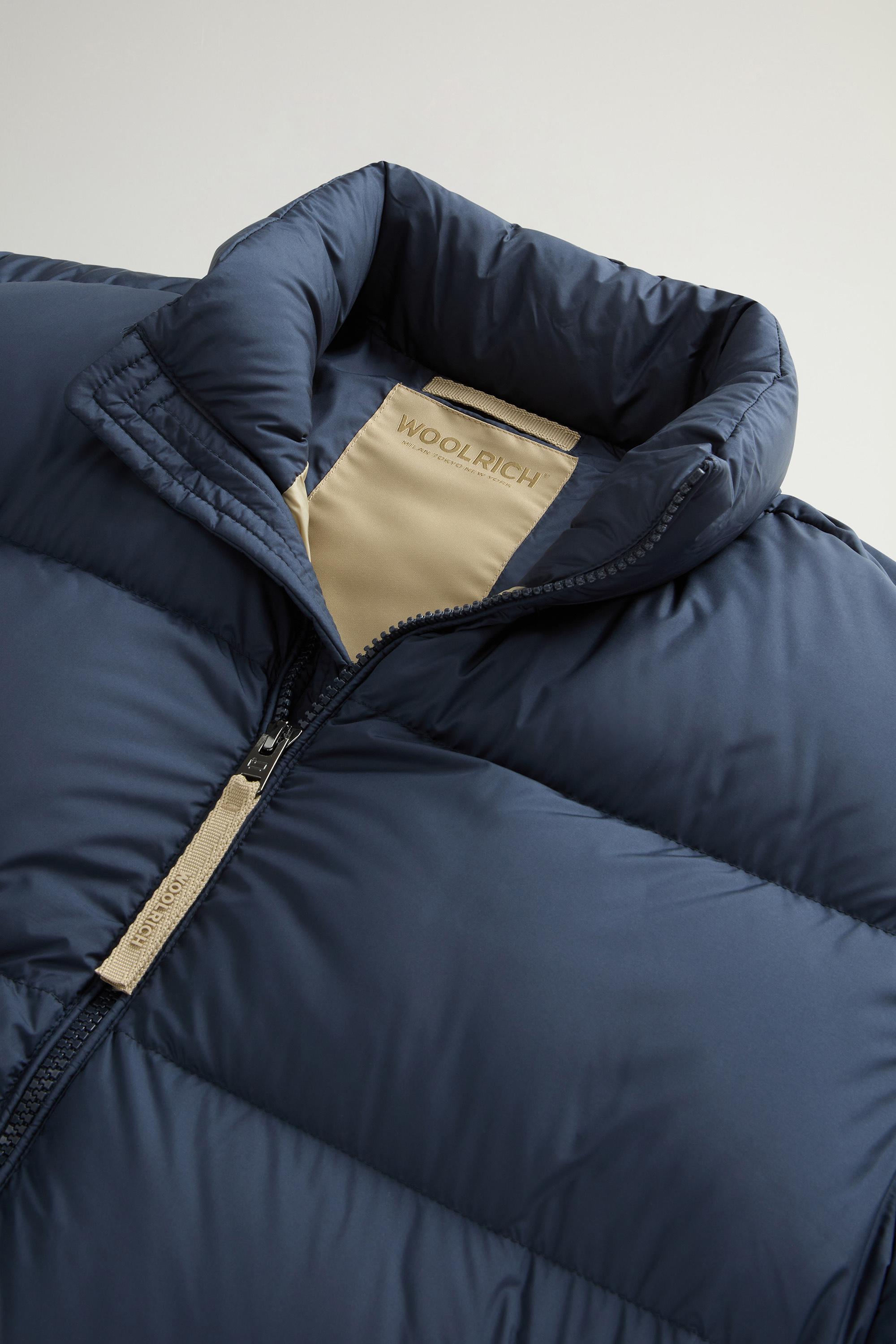 Cloud Down Jacket in Microfiber Blue photo 6 | Woolrich