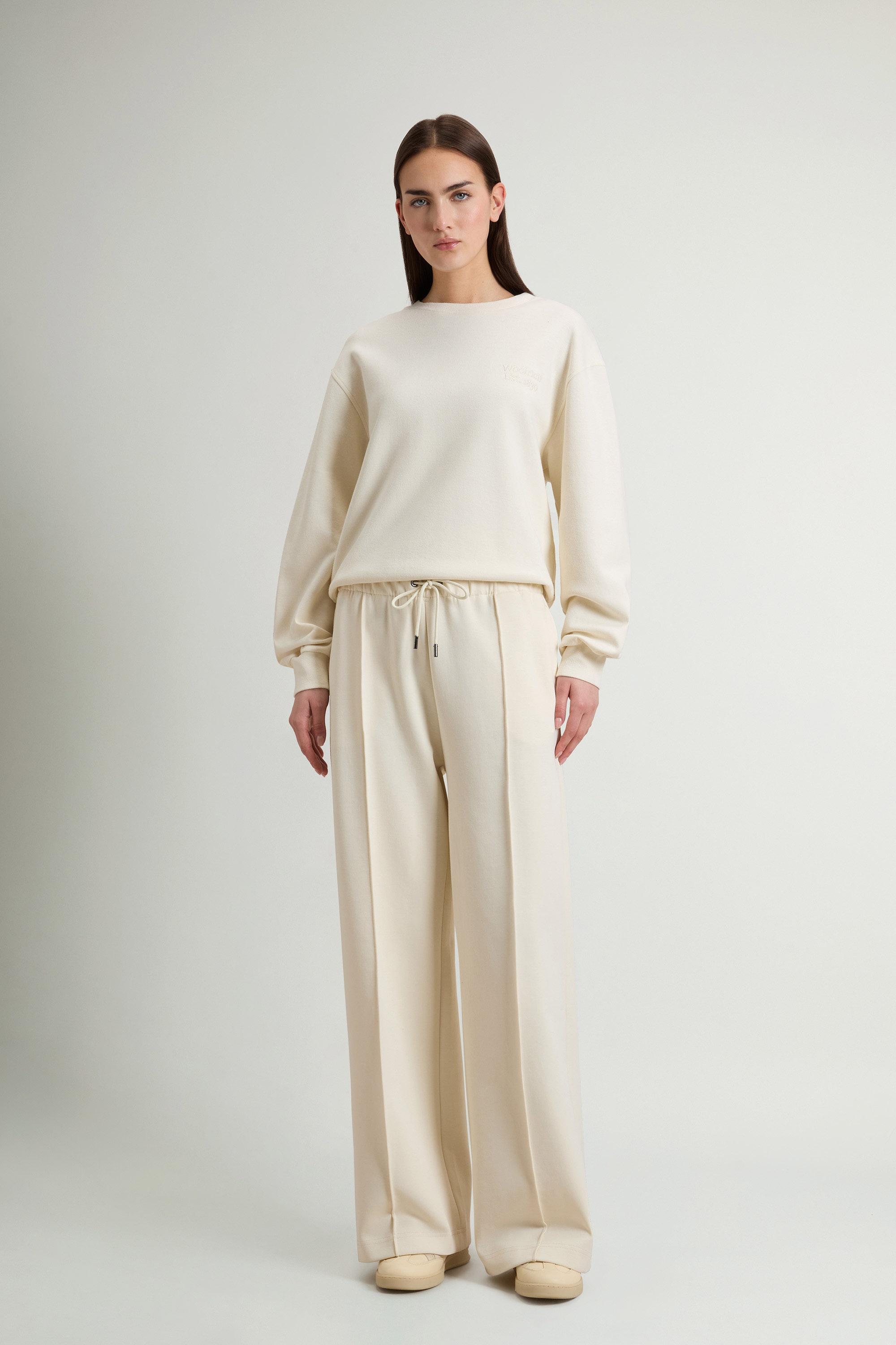 Pants in Cotton-Blend Interlock White photo 1 | Woolrich