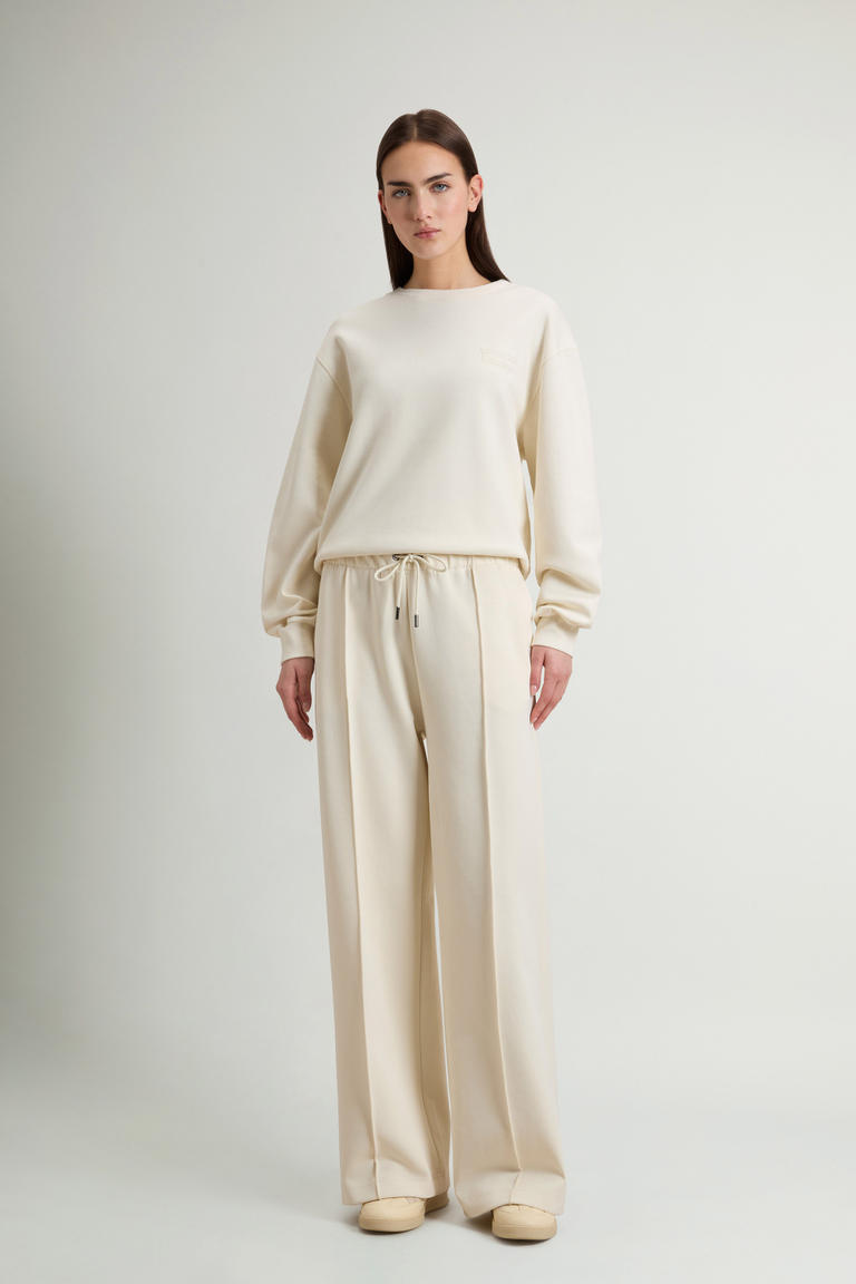 Hose aus einer Interlock-Baumwoll-Mischung Weiß photo 1 | Woolrich