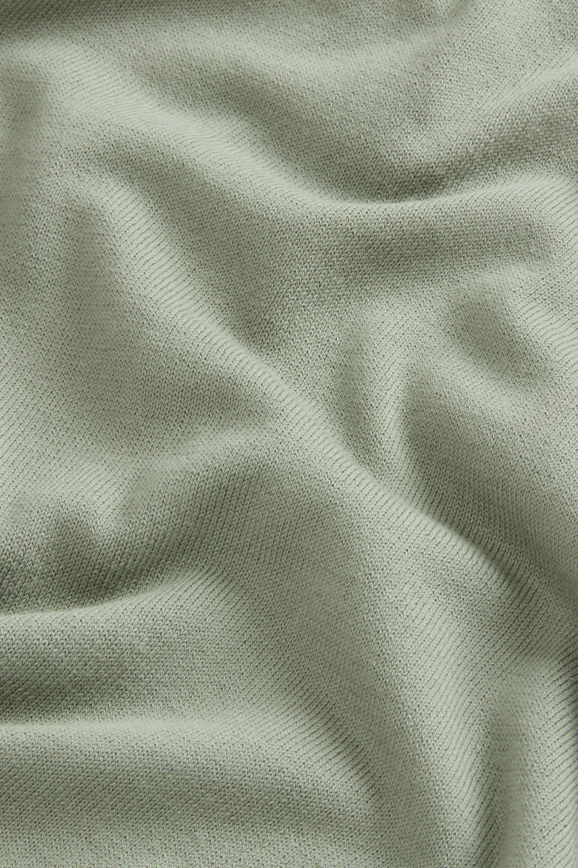 Crewneck Sweater in Pure Cotton Green photo 7 | Woolrich