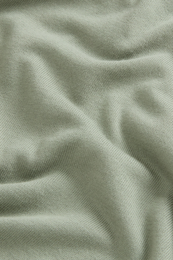 Crewneck Sweater in Pure Cotton Green photo 7 | Woolrich