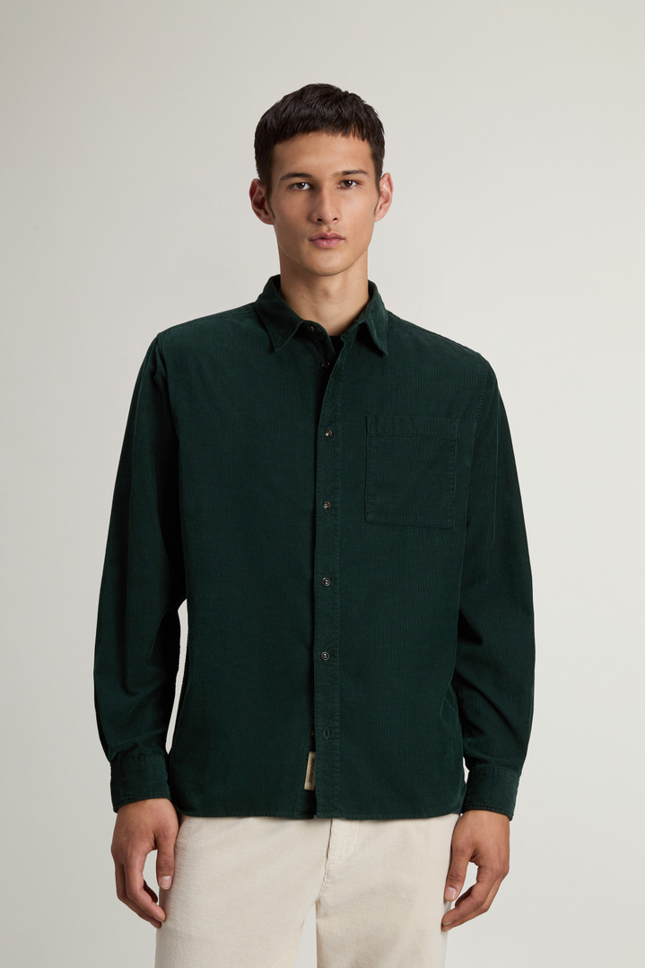 CORDUROY MACKEY SHIRT GD Green photo 1 | Woolrich