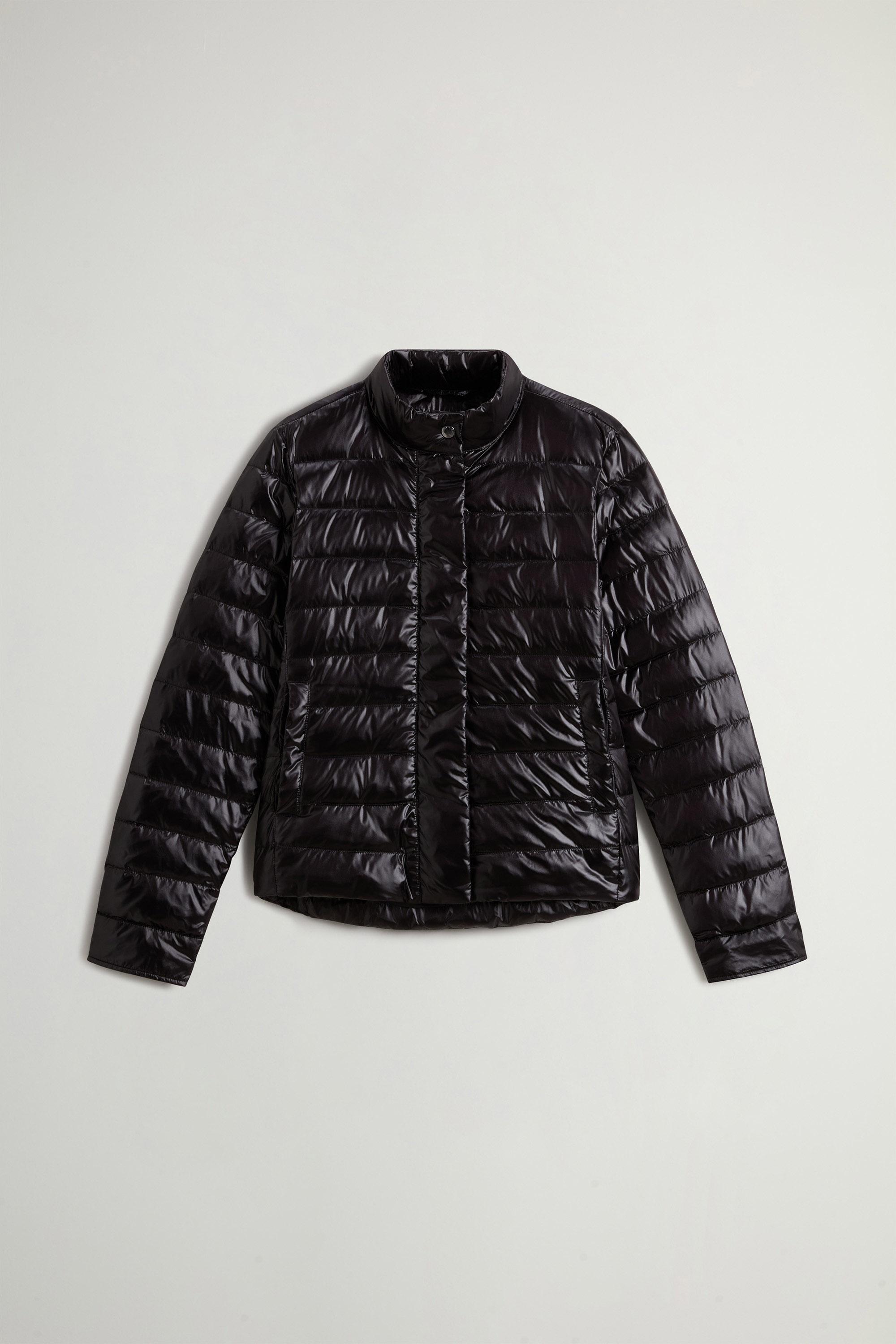 Lightweight Down Jacket in Liquid Nylon Black photo 5 | Woolrich