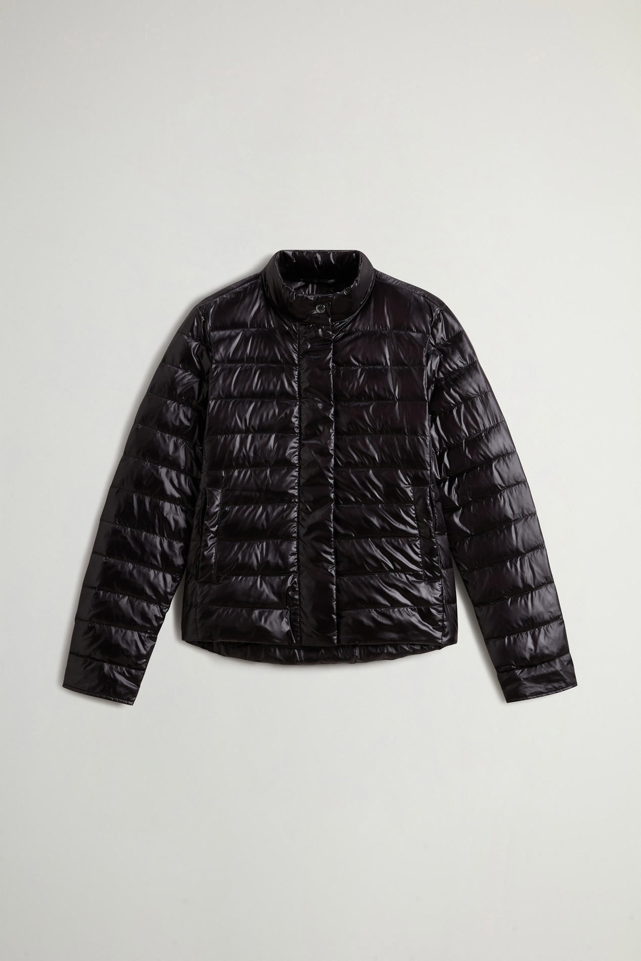 Lightweight Down Jacket in Liquid Nylon Black photo 5 | Woolrich