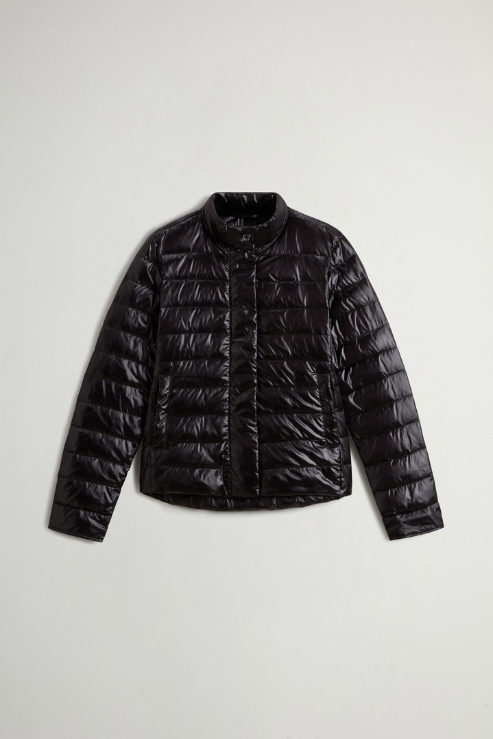 Lightweight Down Jacket in Liquid Nylon Black photo 5 | Woolrich