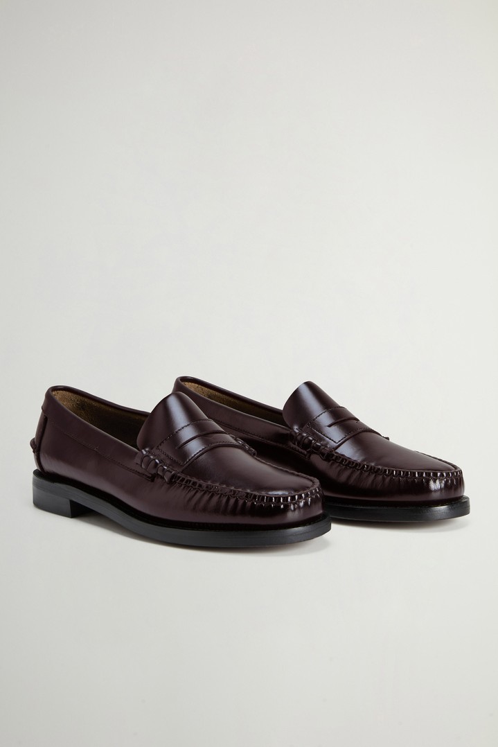 Dan Classic Mokassin Sebago x Woolrich aus Glattleder Braun photo 2 | Woolrich