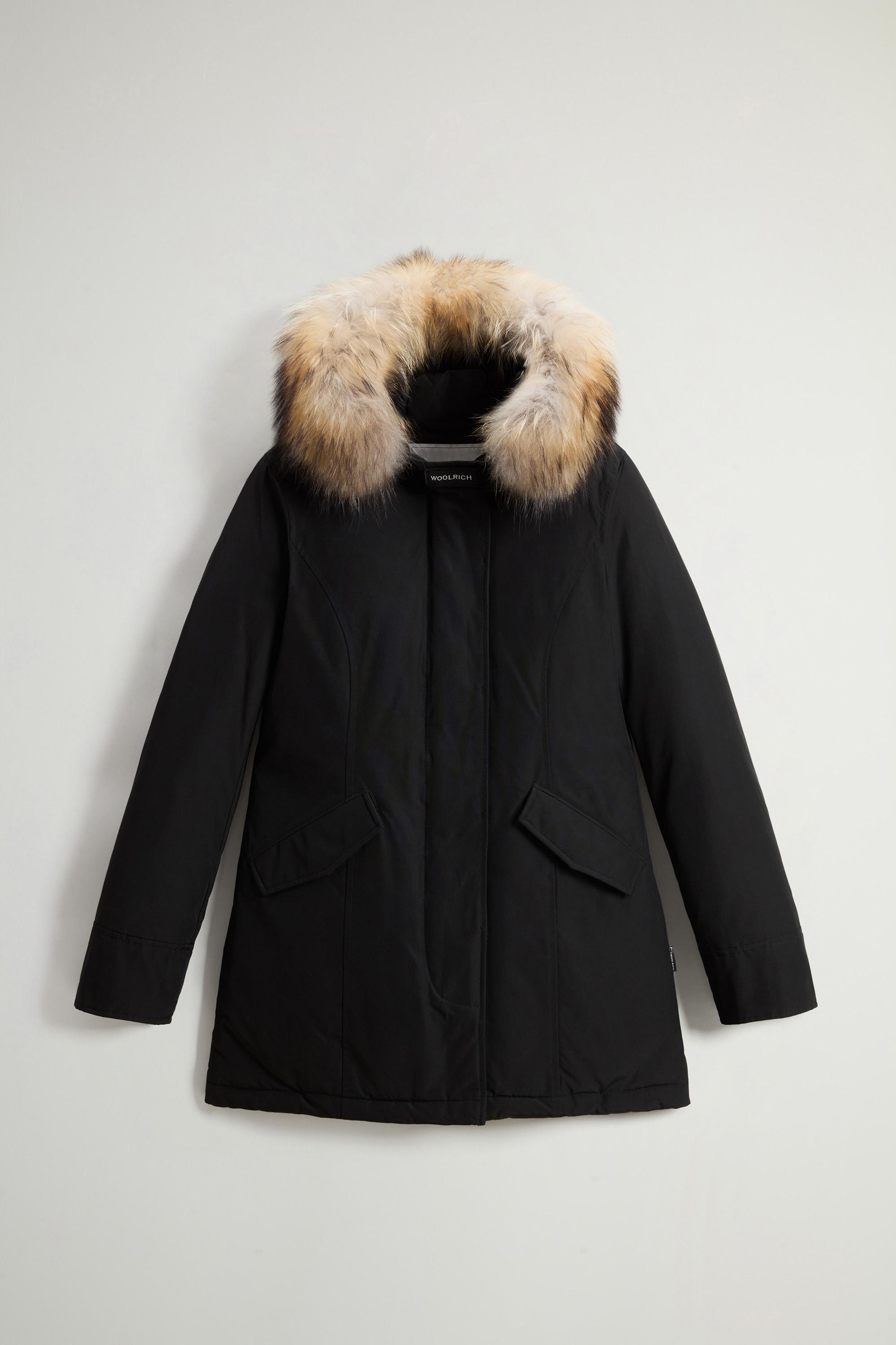 Arctic Parka en Ramar Cloth avec fourrure amovible Noir photo 5 | Woolrich