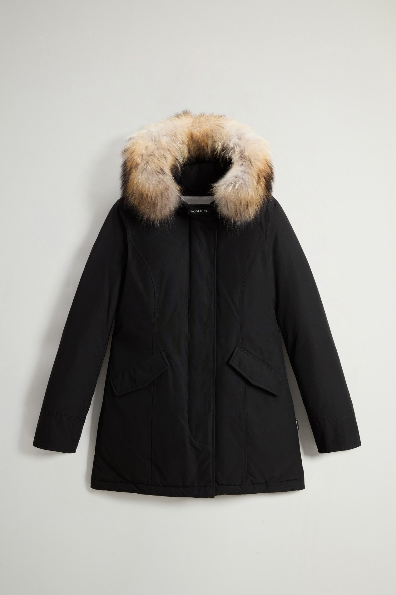 Arctic Parka en Ramar Cloth avec fourrure amovible Noir photo 5 | Woolrich