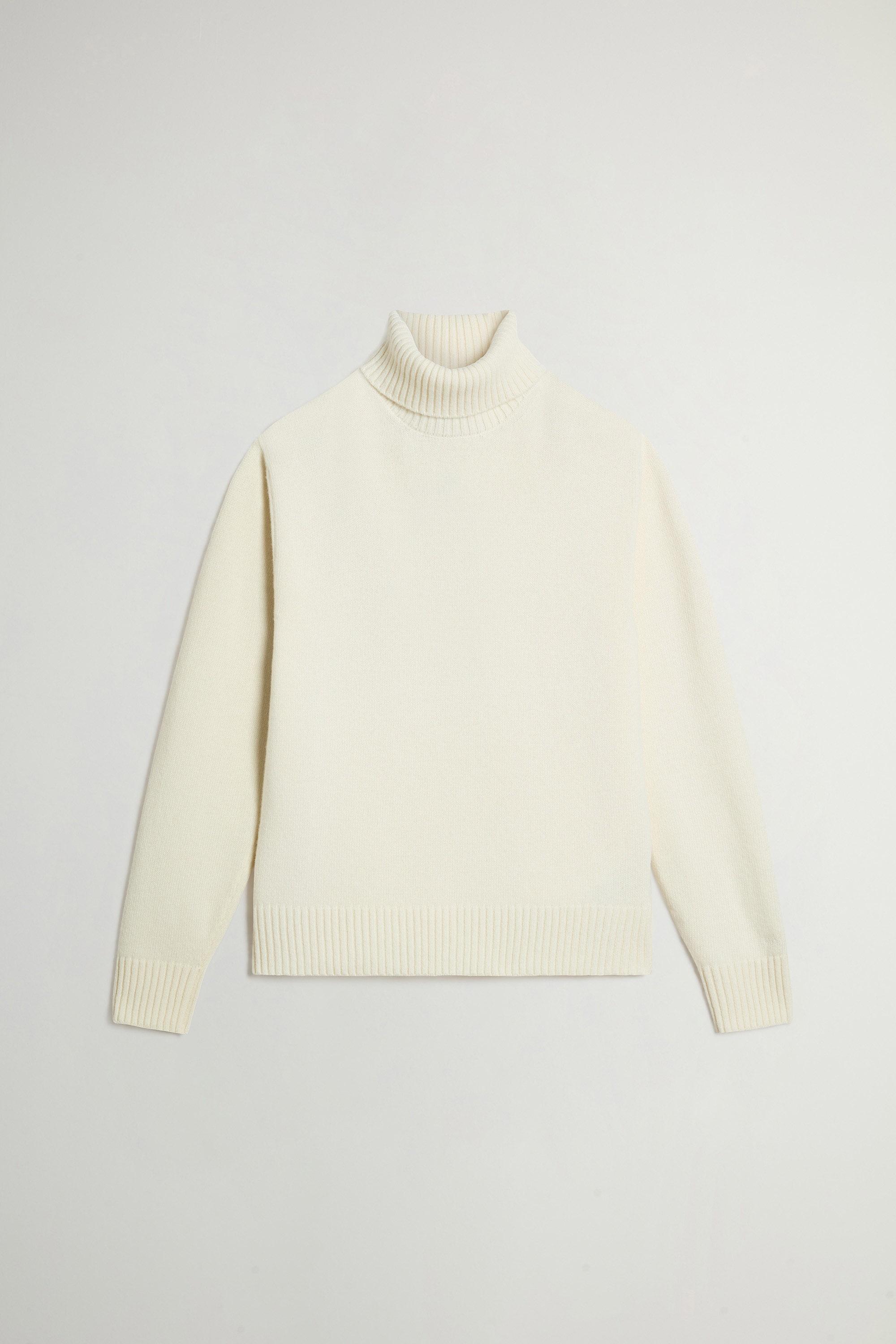 Turtleneck Sweater in Pure Virgin Wool White photo 1 | Woolrich