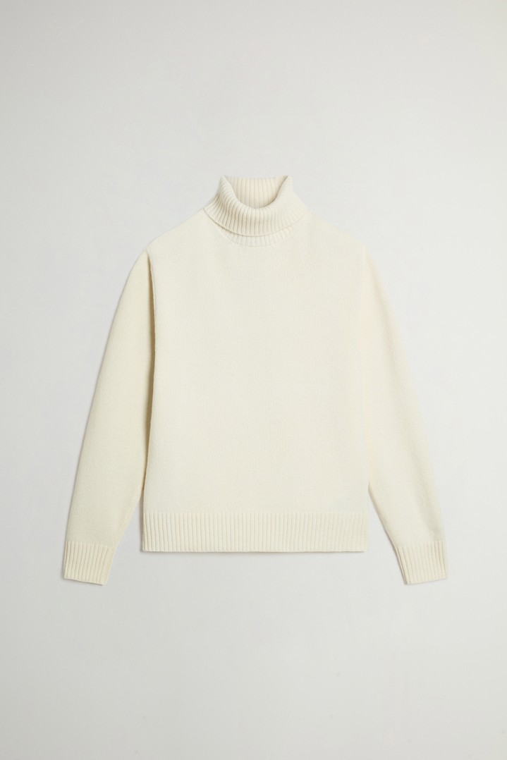 LAMBSWOOL TURTLENECK GG8 White photo 1 | Woolrich