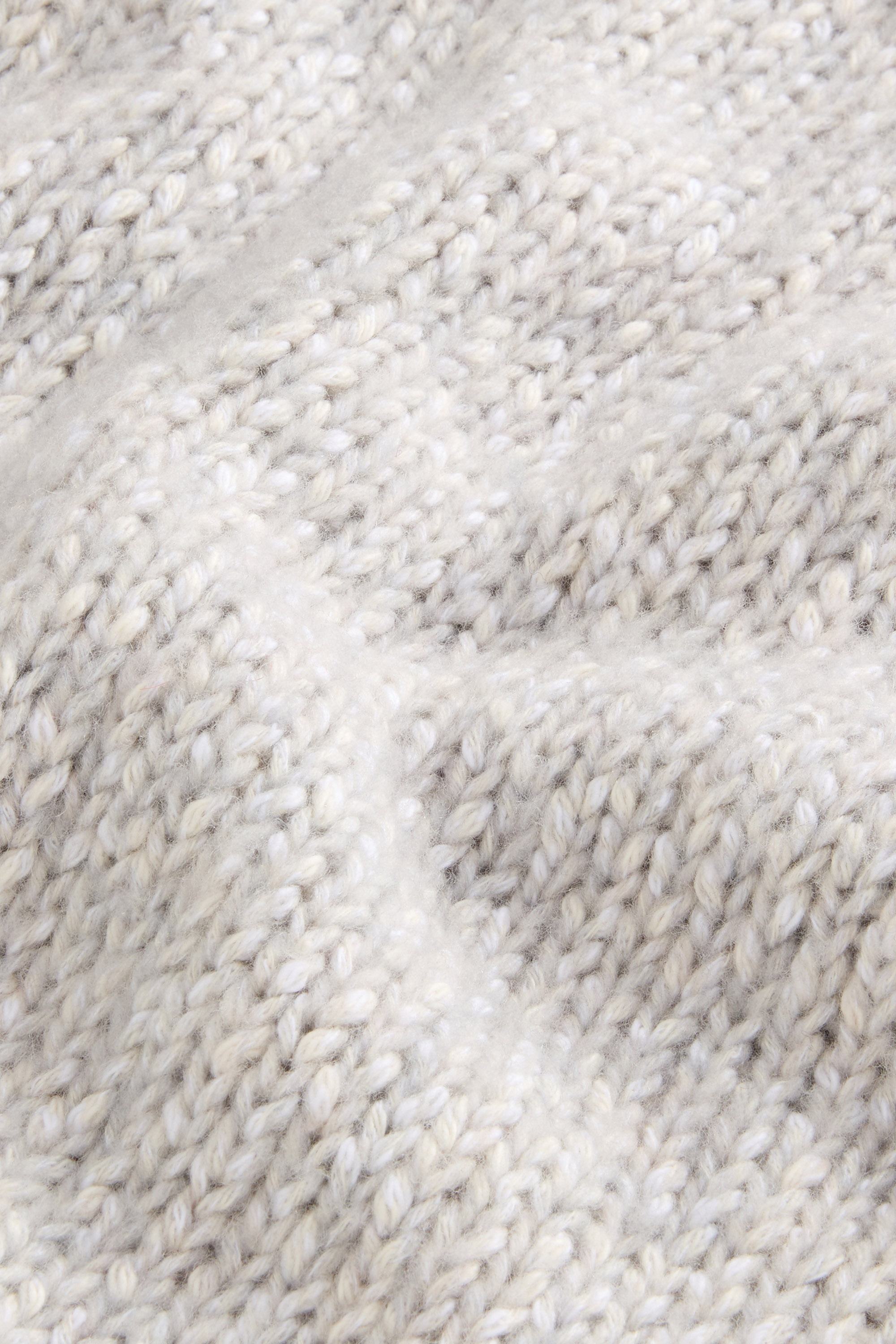 BOUTONNE COTTON WOOL HALF-ZIP GG4 Gray photo 6 | Woolrich