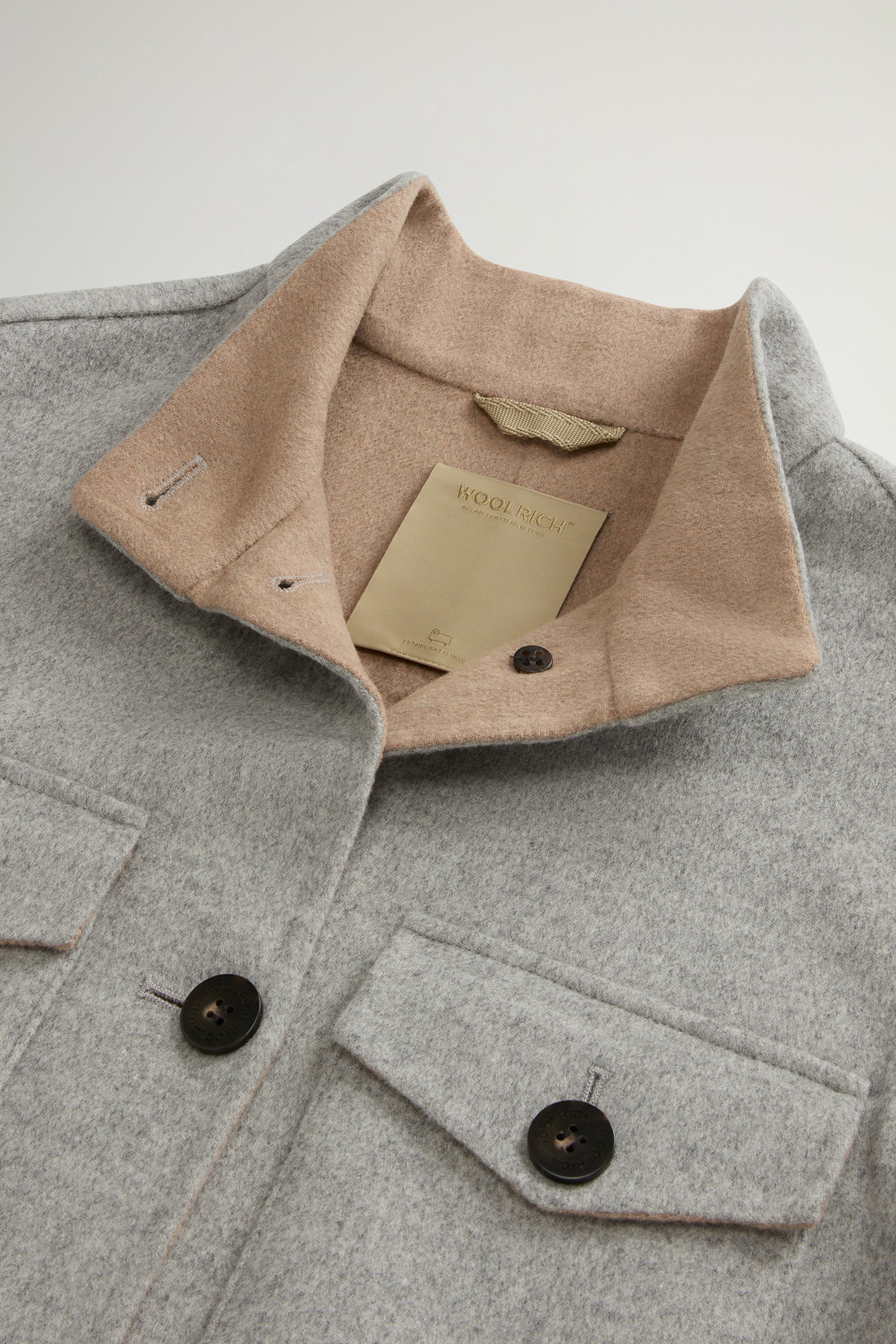 Wool-Blend Jacket Gray photo 6 | Woolrich