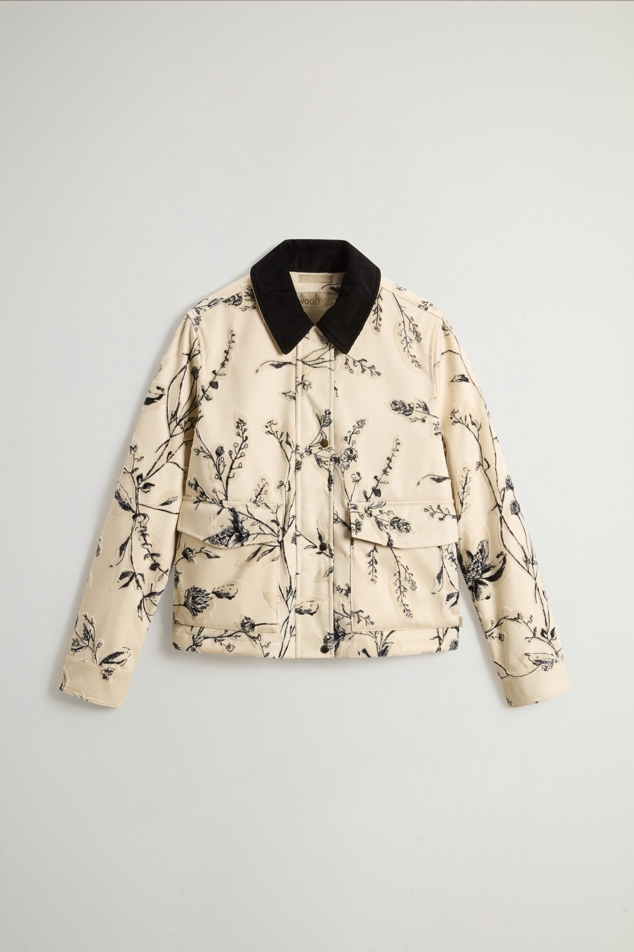 Pontoglio Velvet Jacket with Raised Pattern Beige photo 5 | Woolrich