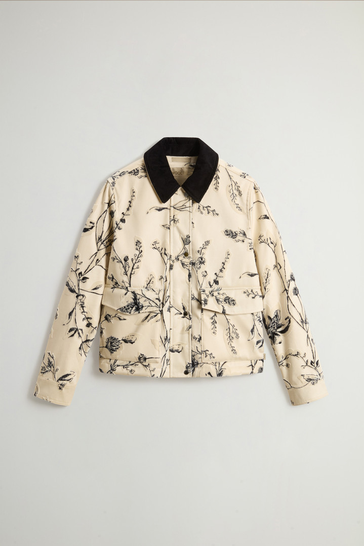 Pontoglio Velvet Jacket with Raised Pattern Beige photo 5 | Woolrich