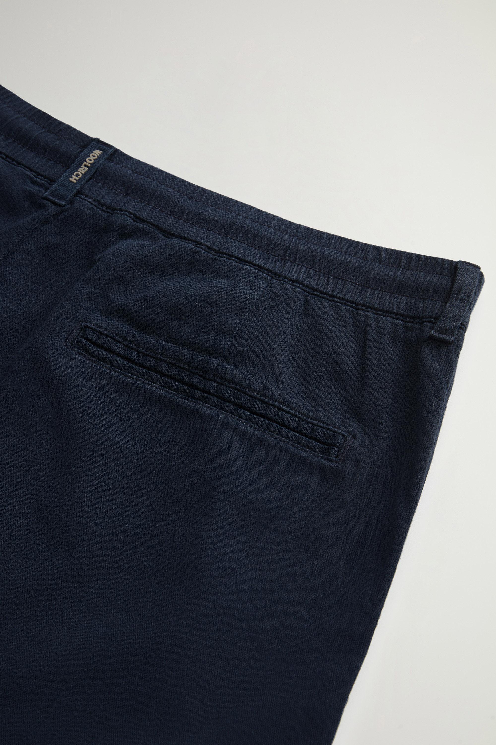 LINEN BLEND MILTON SHORT GD Blue photo 5 | Woolrich