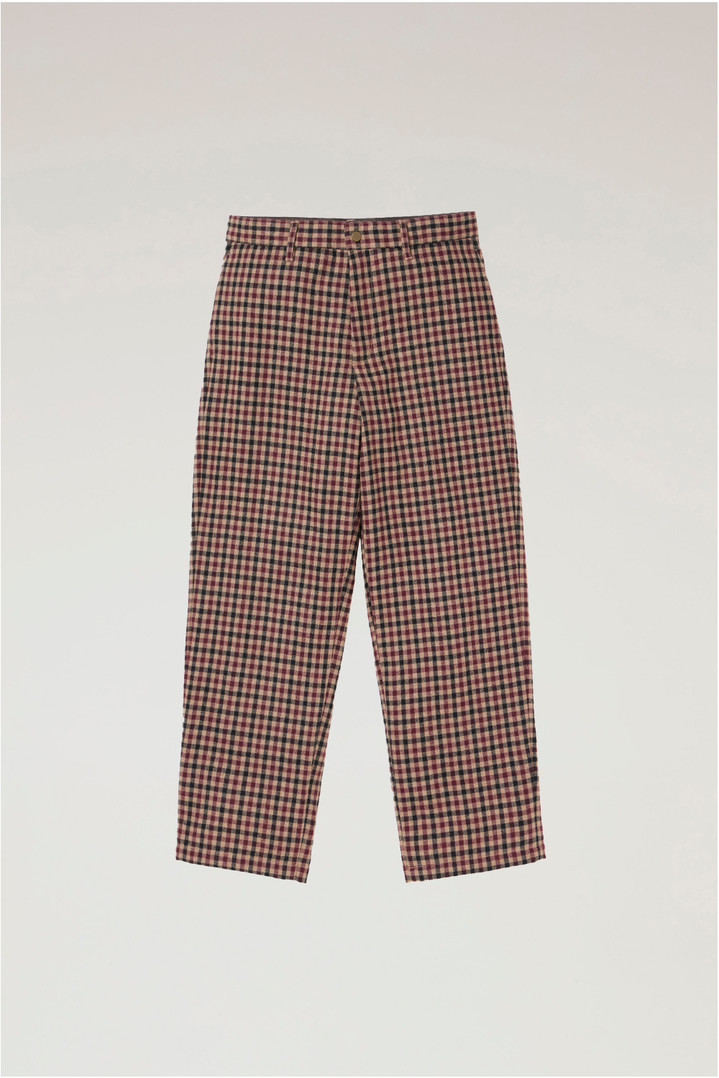 Recycled Wool Tweed Pants Beige photo 1 | Woolrich