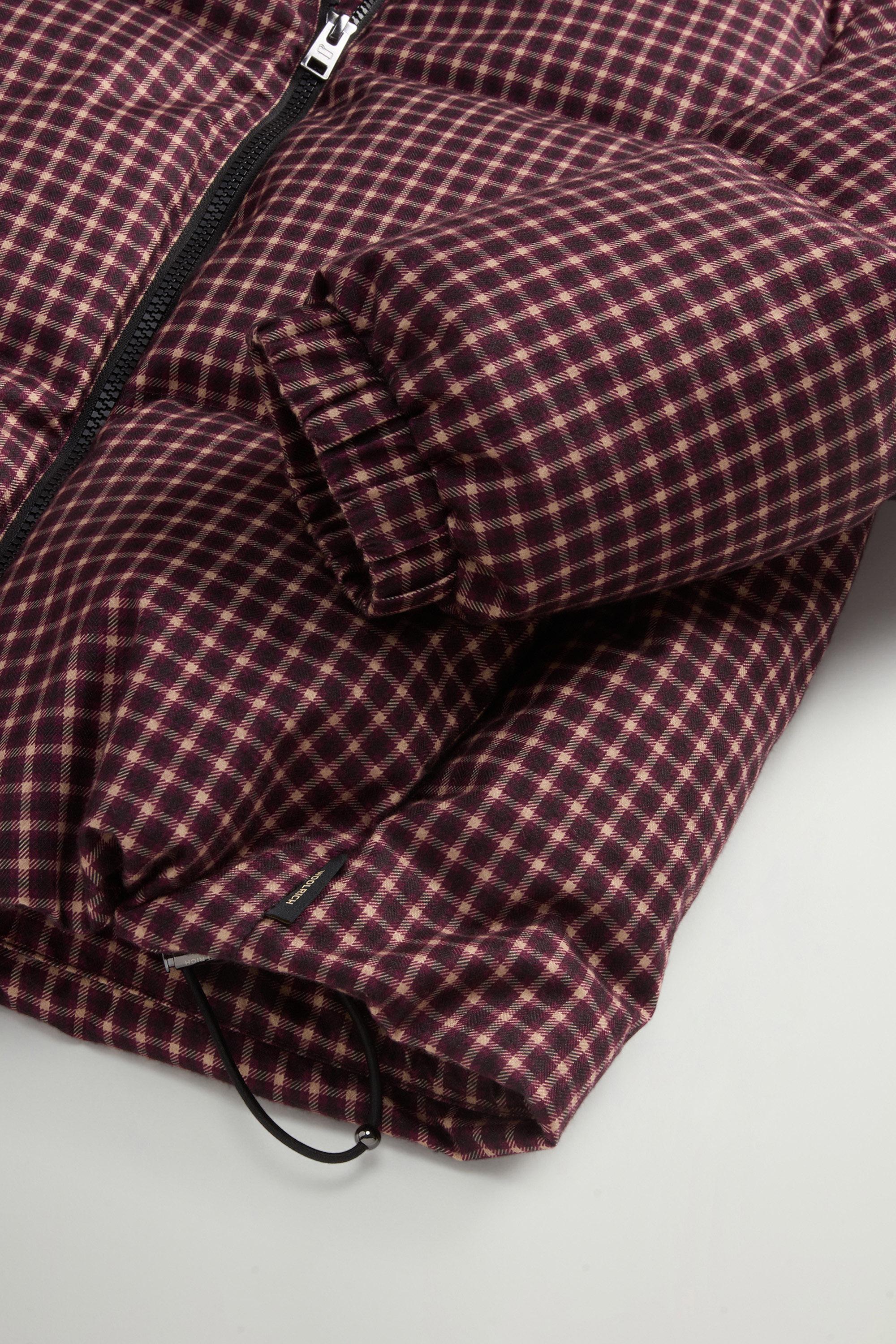 Down Jacket in Two-Layered Fabric Burgundy photo 7 | Woolrich