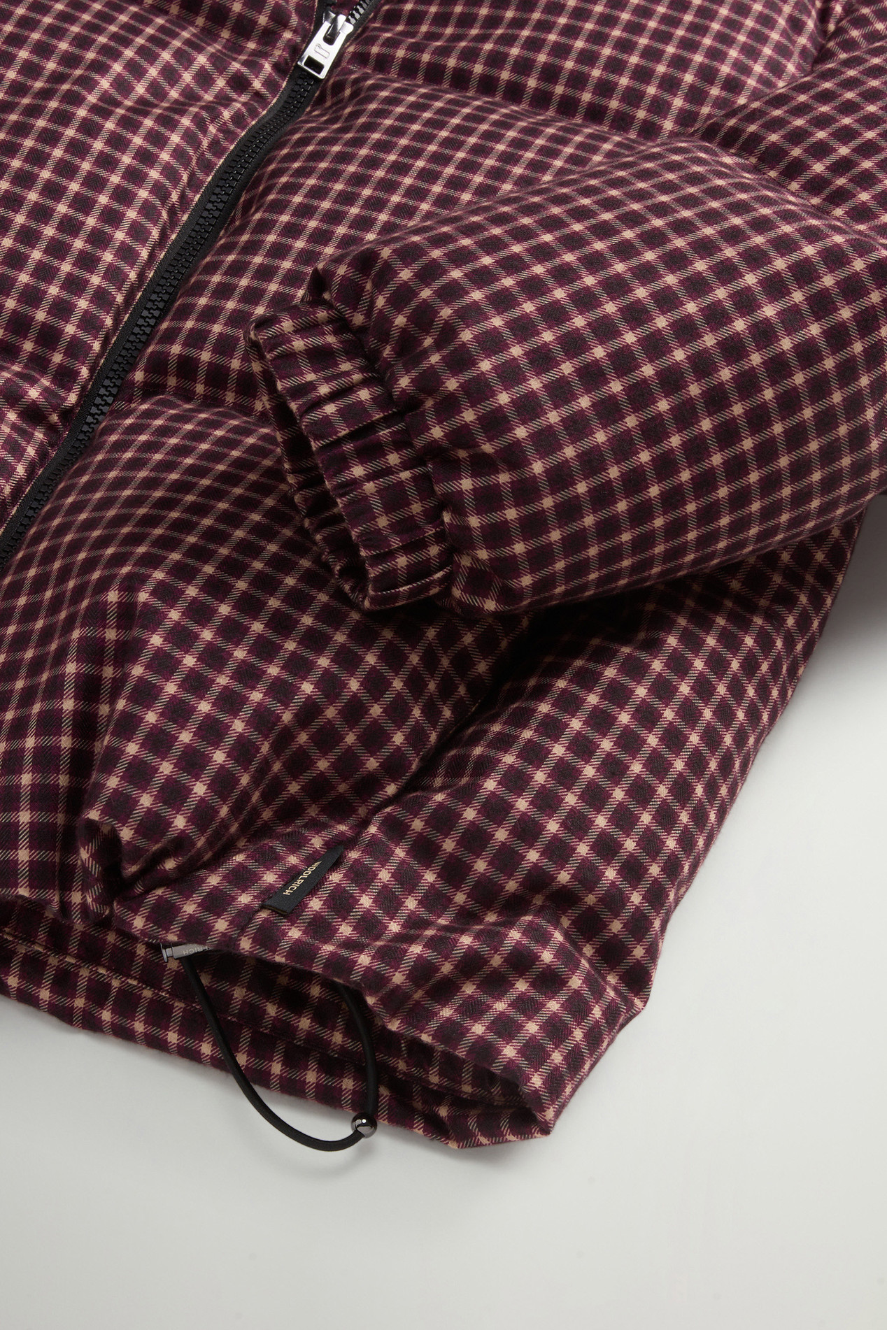 Down Jacket in Two-Layered Fabric Burgundy photo 7 | Woolrich