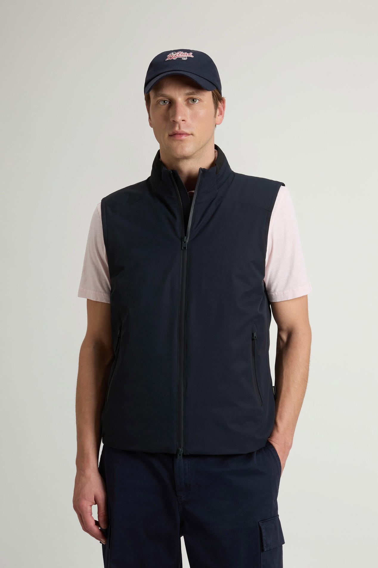 Quilted Sailing Vest in Two-layered Fabric Blue photo 1 | Woolrich