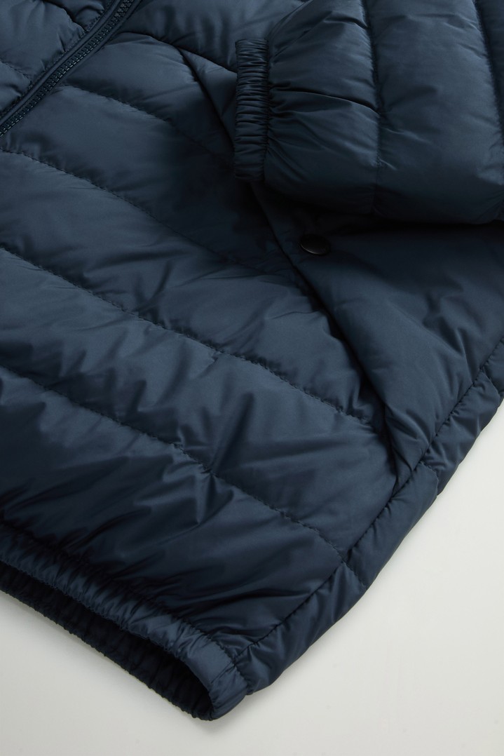 Quilted Jacket in Lightweight Microfiber Blue photo 7 | Woolrich