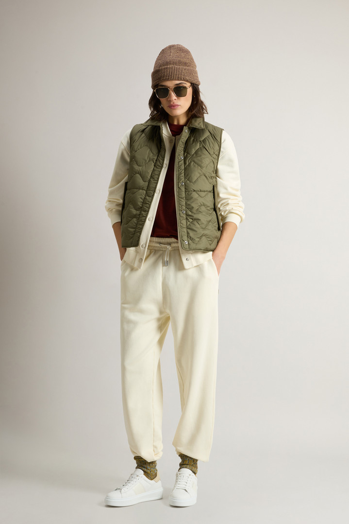 Quilted Microfiber Heritage Vest Green photo 2 | Woolrich