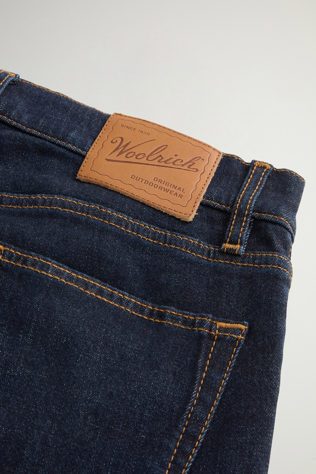Five-Pocket-Hose aus Denim aus Baumwollstretch Blau photo 5 | Woolrich