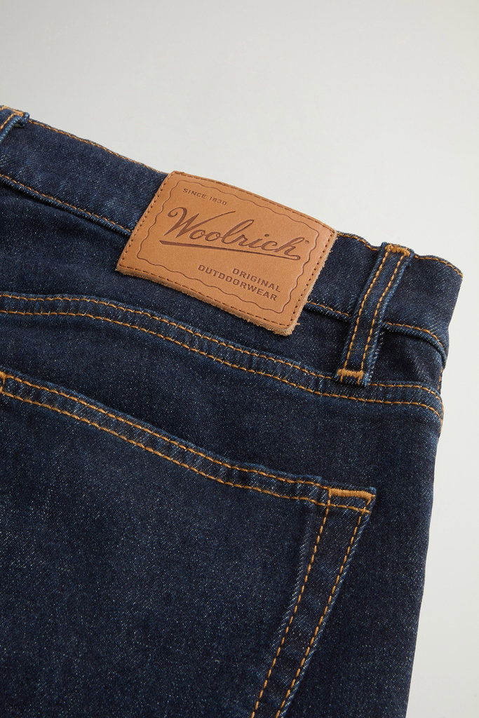 Five-Pocket Jeans in Stretch Cotton Denim Blue photo 5 | Woolrich