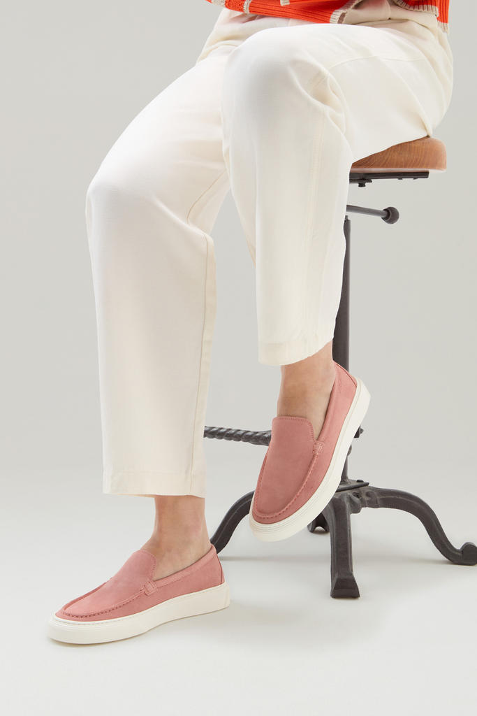 Suede Slip-on Loafers Pink photo 7 | Woolrich