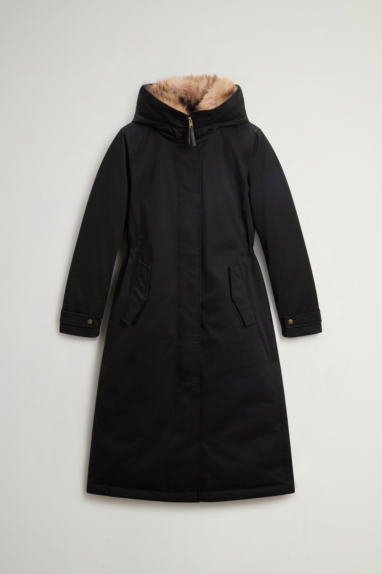 Long Padded Parka in Best Cotton Black photo 5 | Woolrich